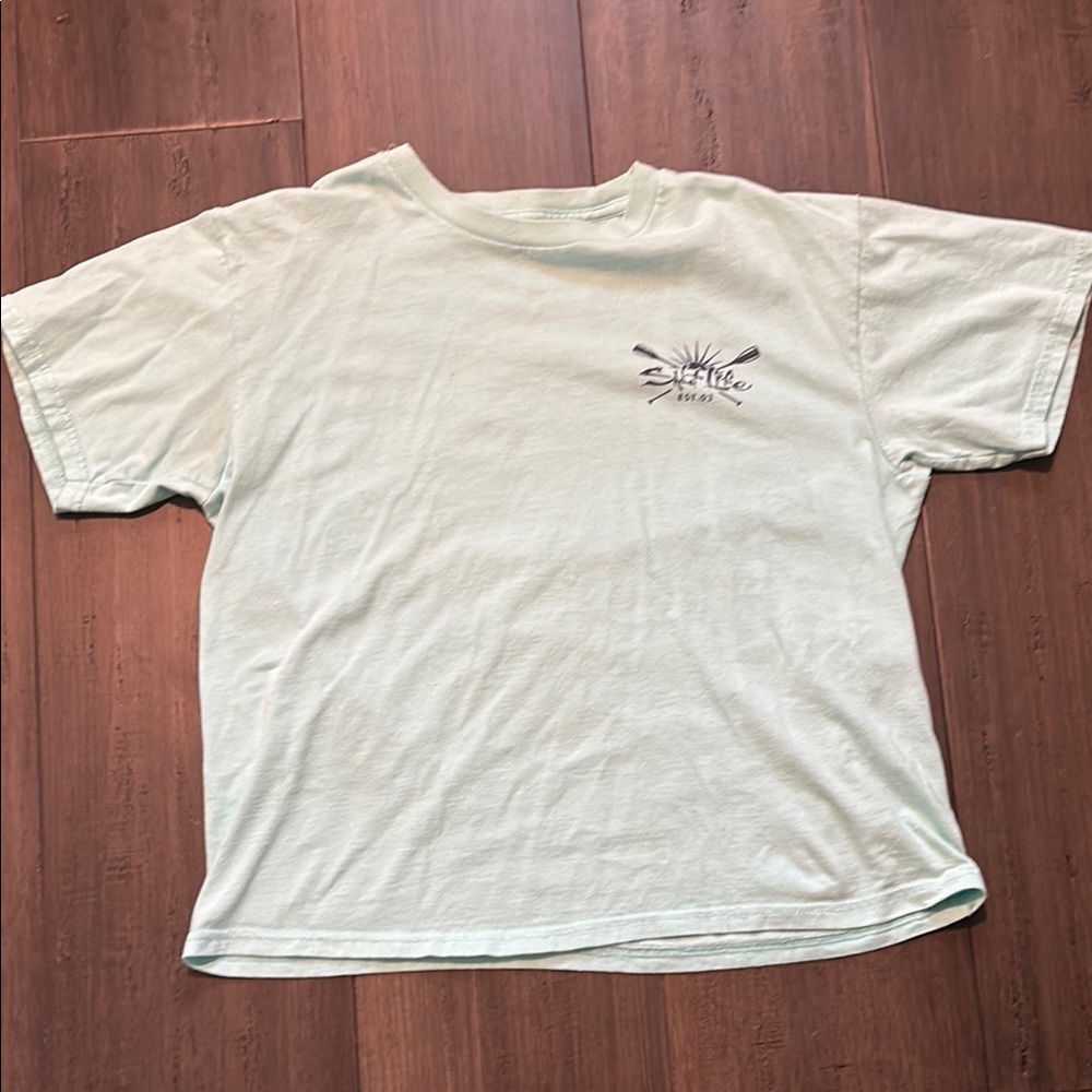 Salt Life light blue tee